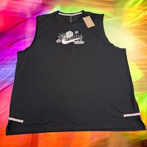 Nike Men's Black Graphic Tank Top